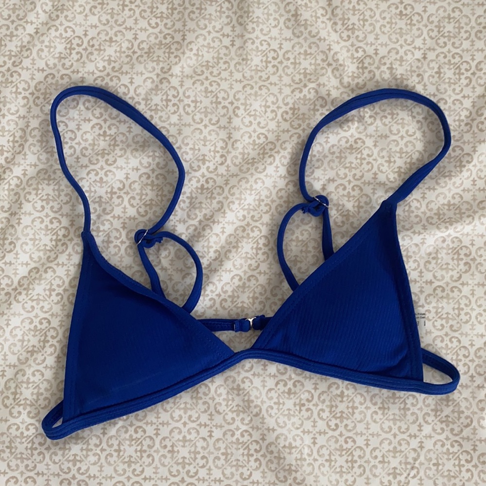 Blue Triangle Bikini Top - Picture 4 of 4